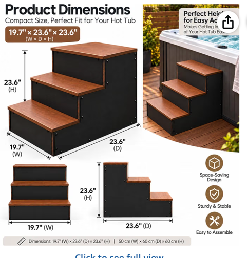 3-Step Spa Steps