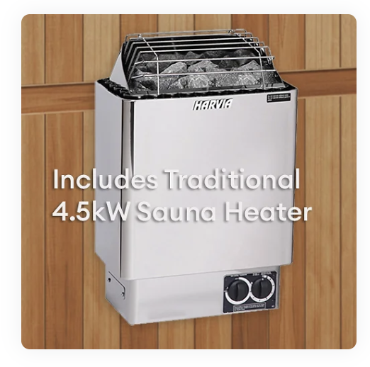 Finnmark FD-5 Trinity XL Infrared & Steam Sauna Combo view 10